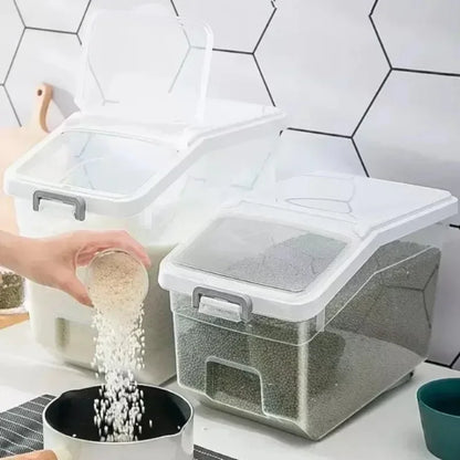 10KG Dry Food Dispenser – Airtight Storage Container with Lid